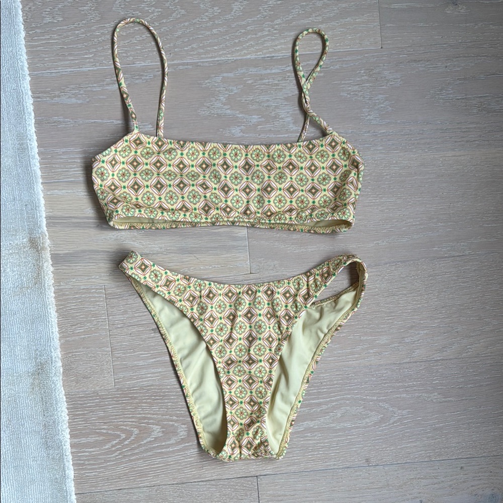 Patterned Bikini Set